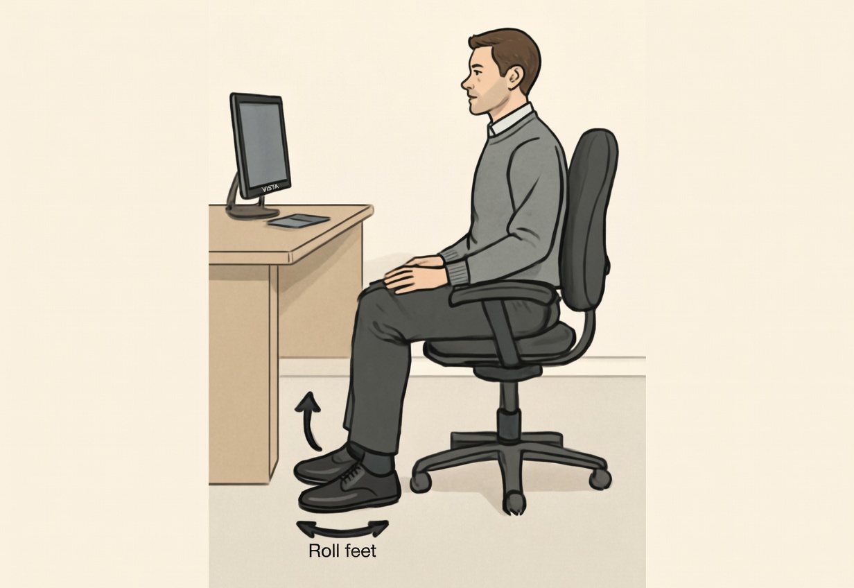 Under Desk Calf Raises: 5 Easy Exercises to Fight Leg Fatigue at Work