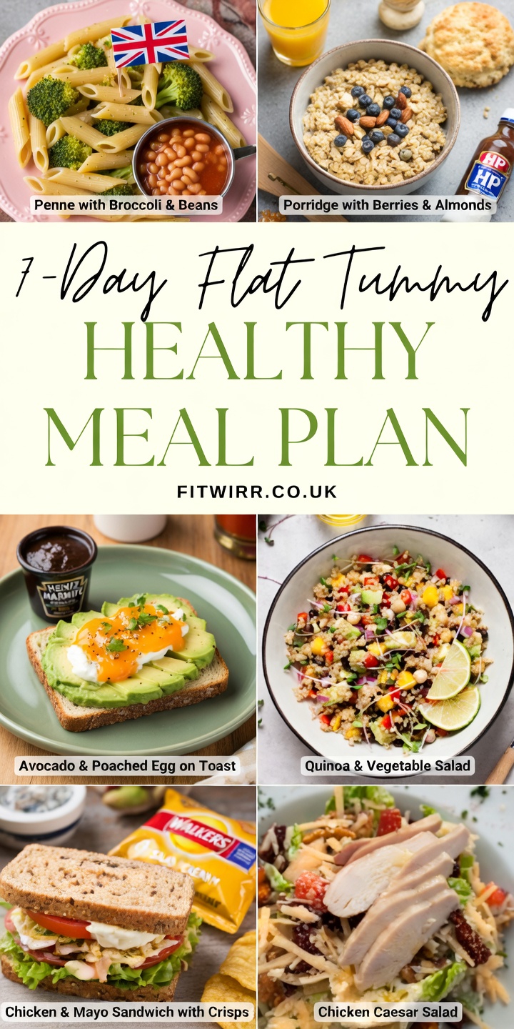 7-Day Flat-Belly Meal Plan, Created by a Dietitian