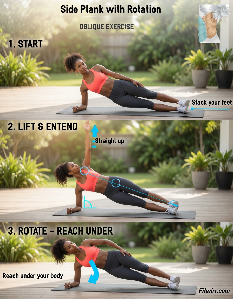 Mastering Side Plank Rotation: A Step-by-Step Guide