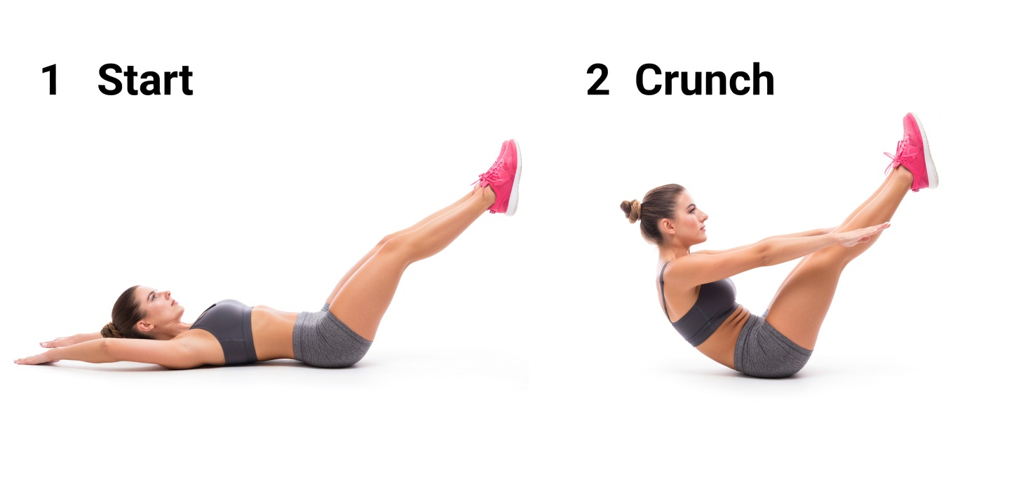 Crunches: 19 Ways to Do a Crunch Exercise To Set Your Core On Fire