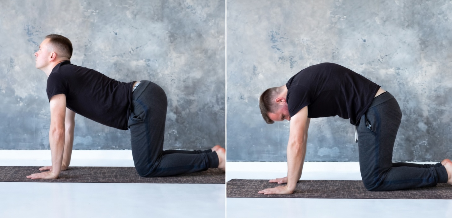 Combat Rounded Shoulders and Sit Straighter With These Simple Stretches