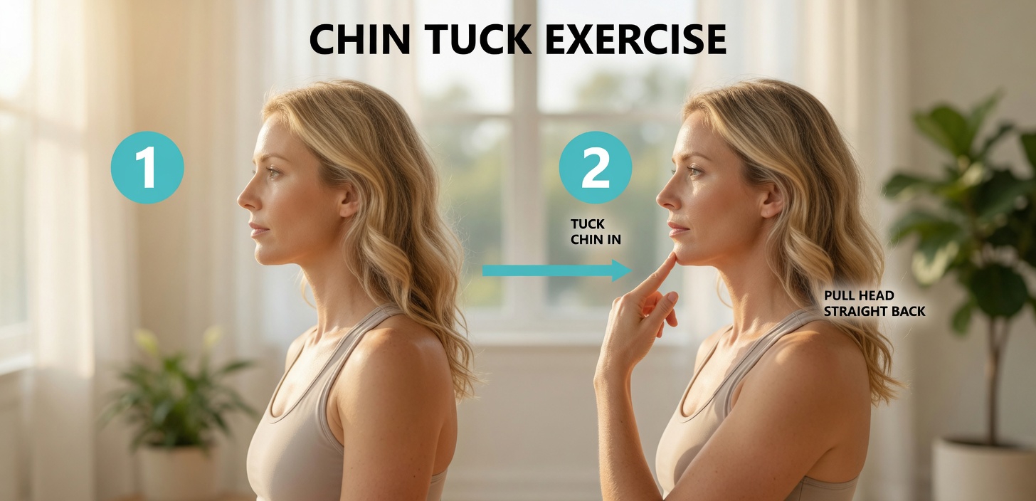 How To Get Rid of That Dowager’s Hump at the Base of Your Neck: 9 Easy Exercises