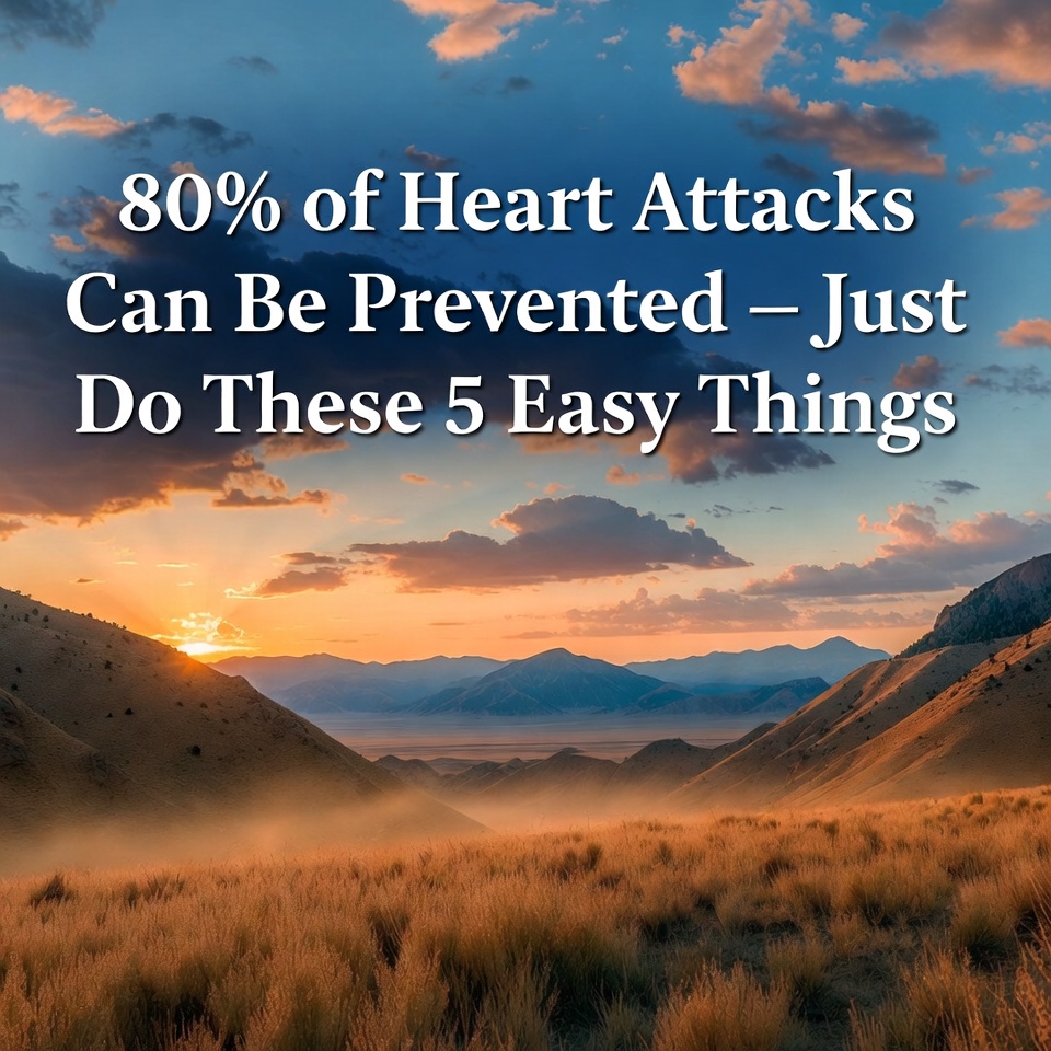 80% of Heart Attacks Can Be Prevented—Just Do These 5 Easy Things