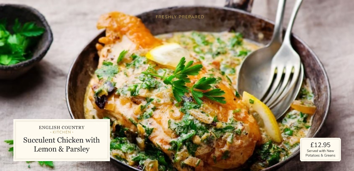 This Skillet Chicken With Lemon Garlic Cream Sauce Recipe Is Superb