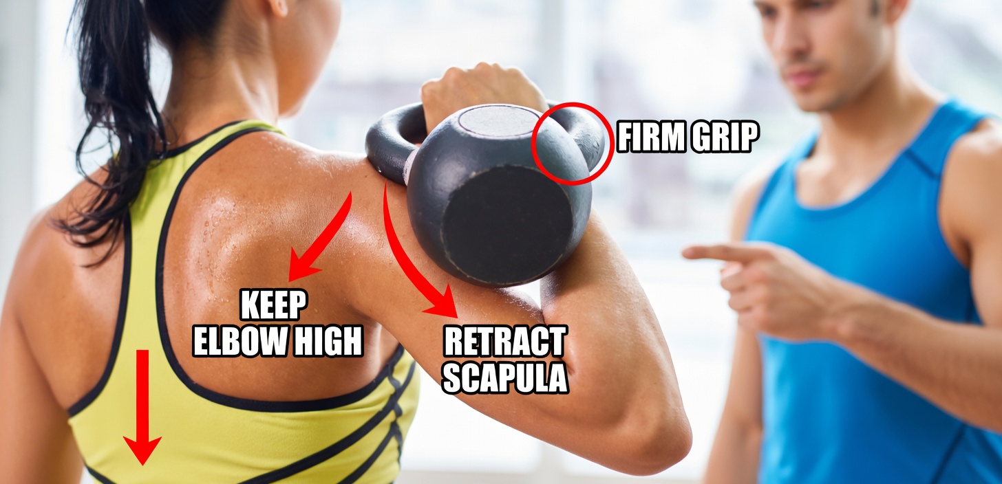 This Six-Move Kettlebell Workout Will Give You a Full Body Burn￼