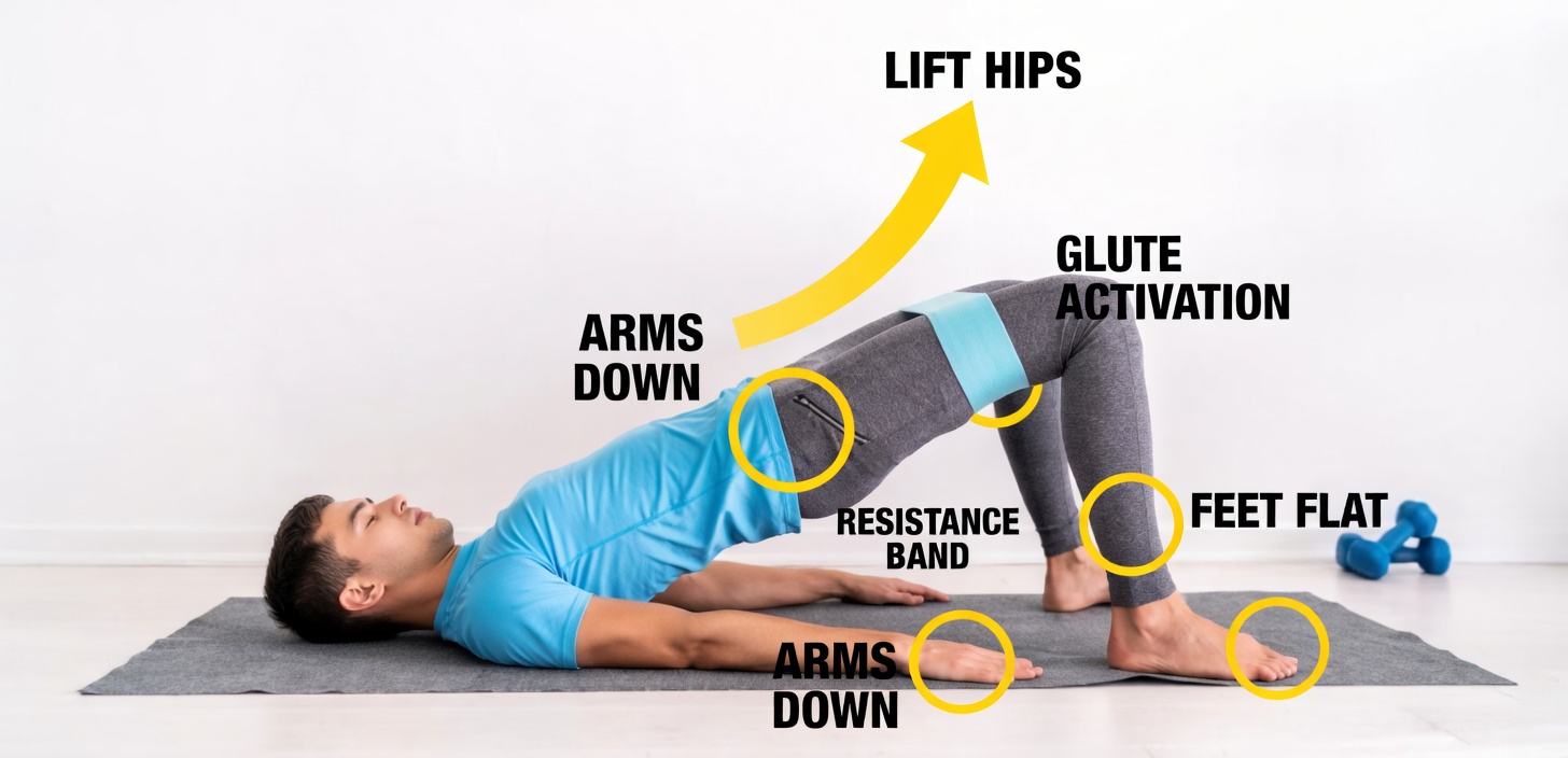 Over 60? Here Are The 5 Best Resistance Band Exercises You Should Be Doing for Lower Body Strength