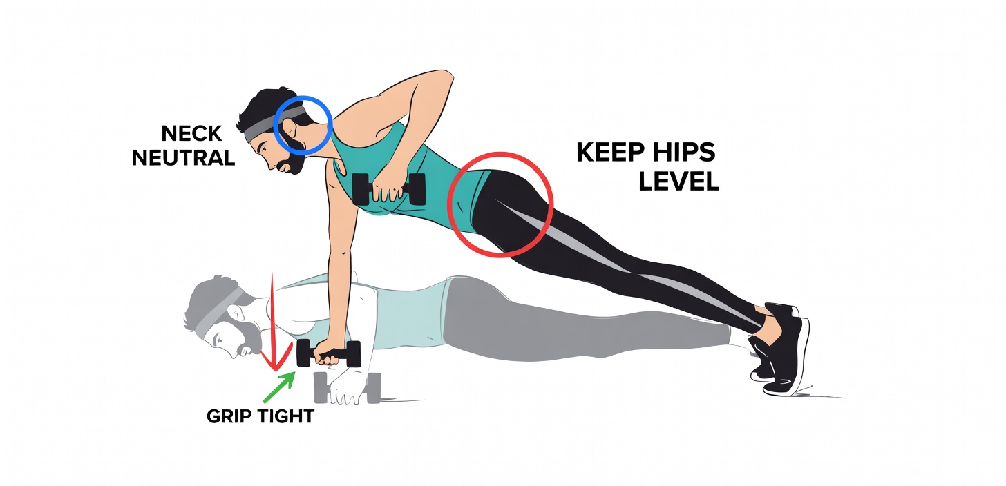 The Only 2-In-1 Upper-body Dumbbell Workout You’ll Ever Need