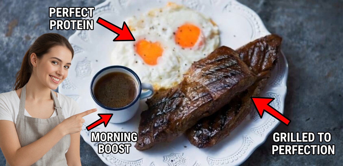This Classic Steak And Eggs Recipe Is Exactly What You’ve Been Missing