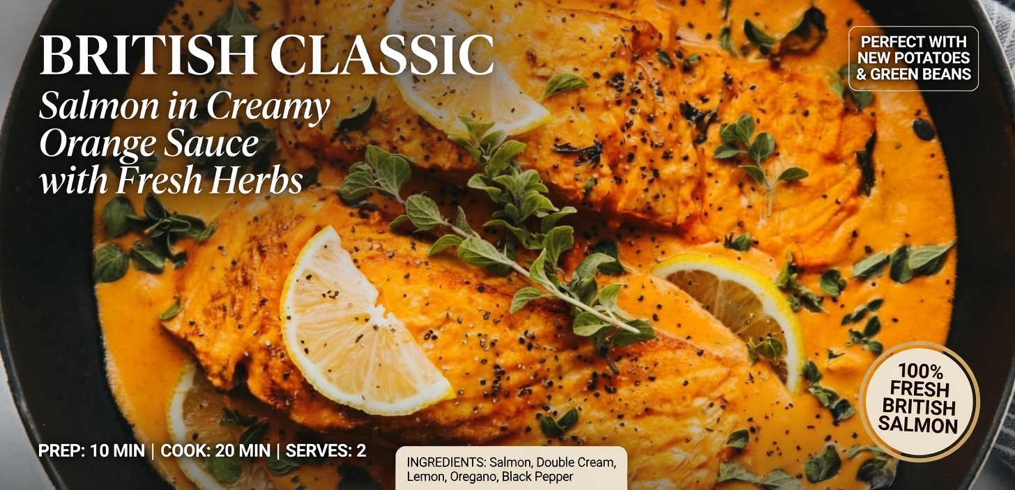 Salmon in a Thai-Inspired Rich Red Coconut-Curry Sauce