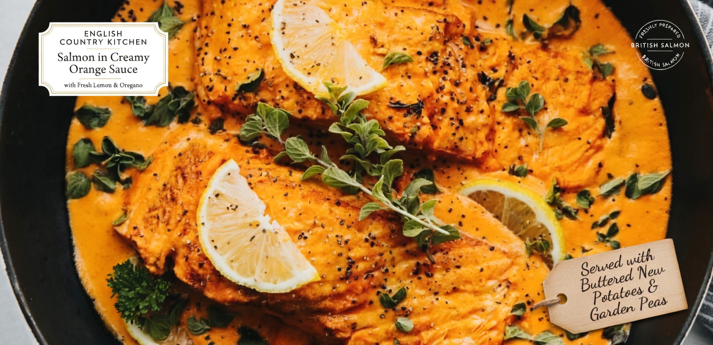 Salmon in a Thai-Inspired Rich Red Coconut-Curry Sauce