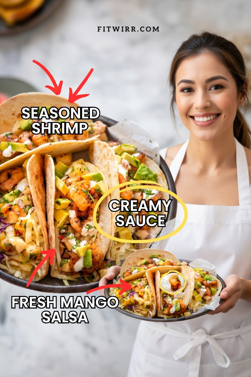 This Shrimp Tacos Recipe With Creamy Sauce Will Forever Change Your Taco Night