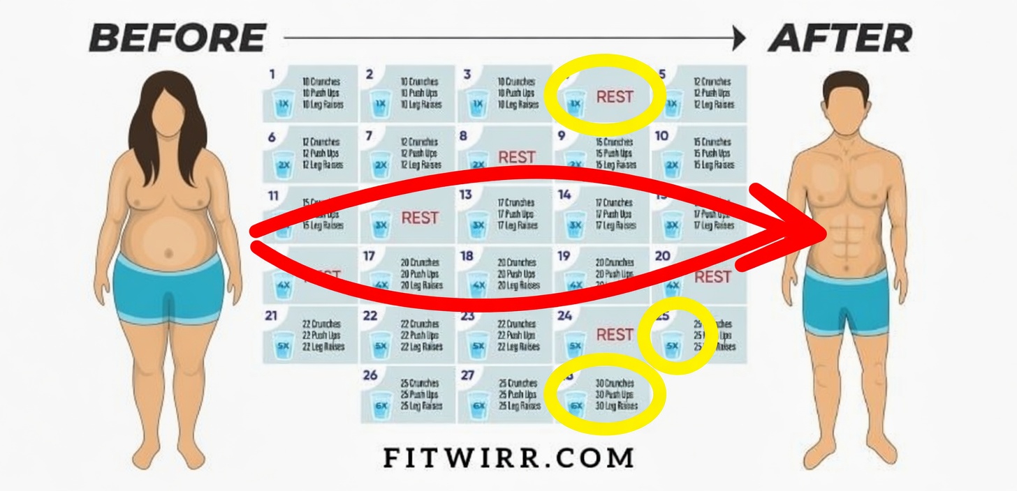 28-Day to Six-Pack Abs: This Ab Challenge Will Rock Your Core And Leave No Trace Of Belly Fat