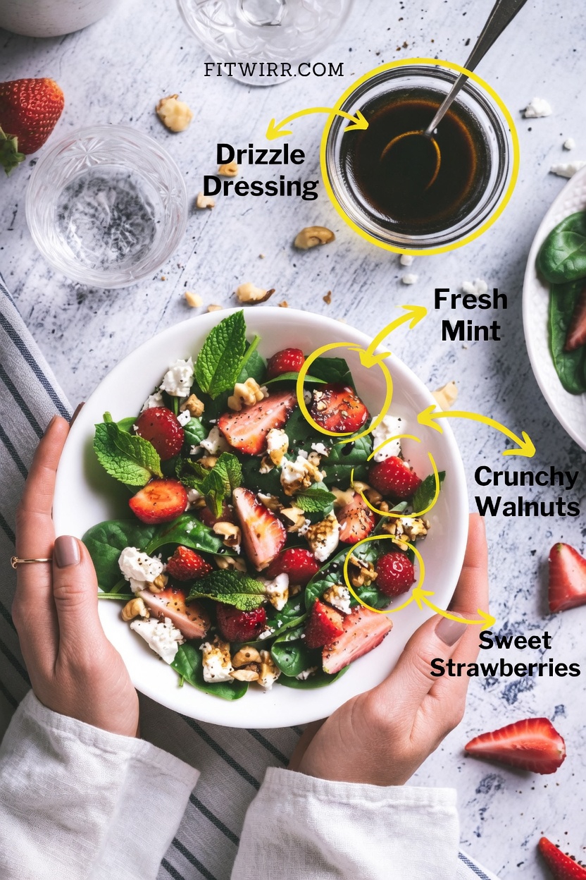 This Strawberry Walnut Salad Will Make You Excited To Eat Your Greens