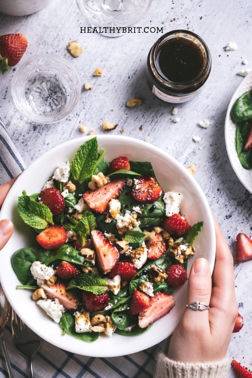 This Strawberry Walnut Salad Will Make You Excited To Eat Your Greens