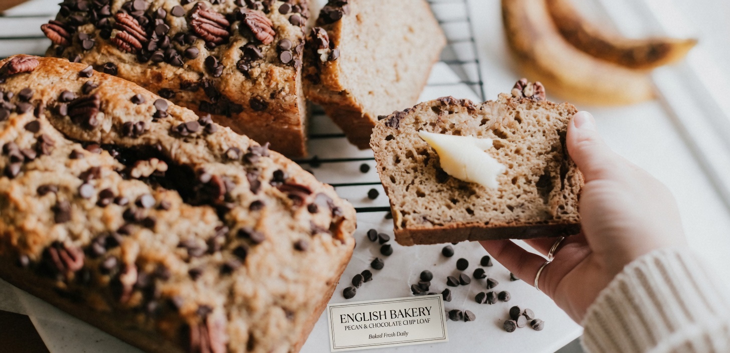 This Brown Butter Chocolate Chip Banana Bread With Pecans Is The Best￼