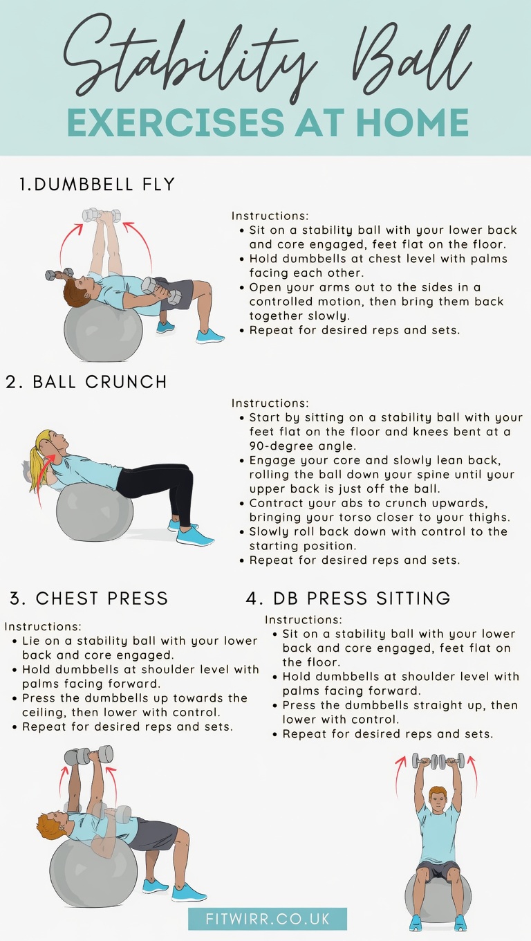 30 Stability Ball Exercises to Sculpt Your Core