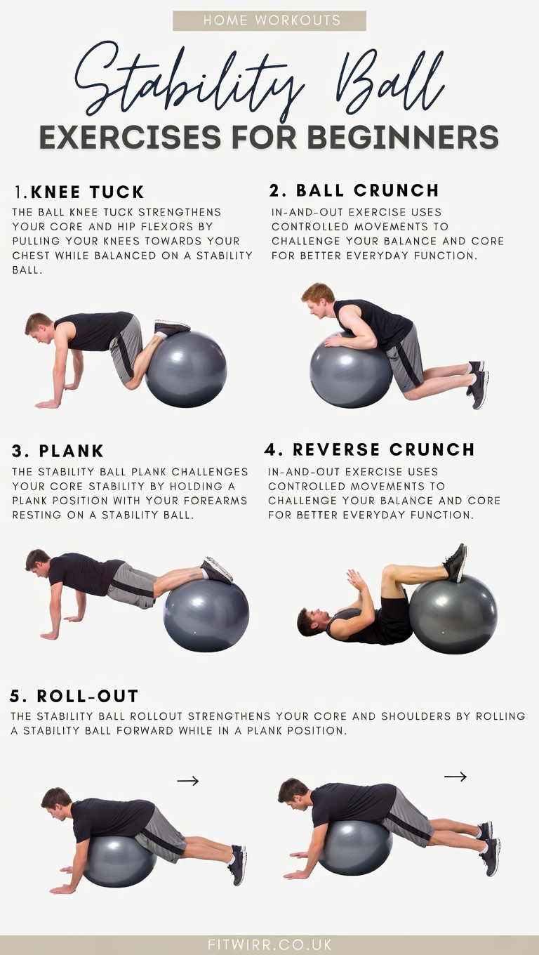 30 Stability Ball Exercises to Sculpt Your Core
