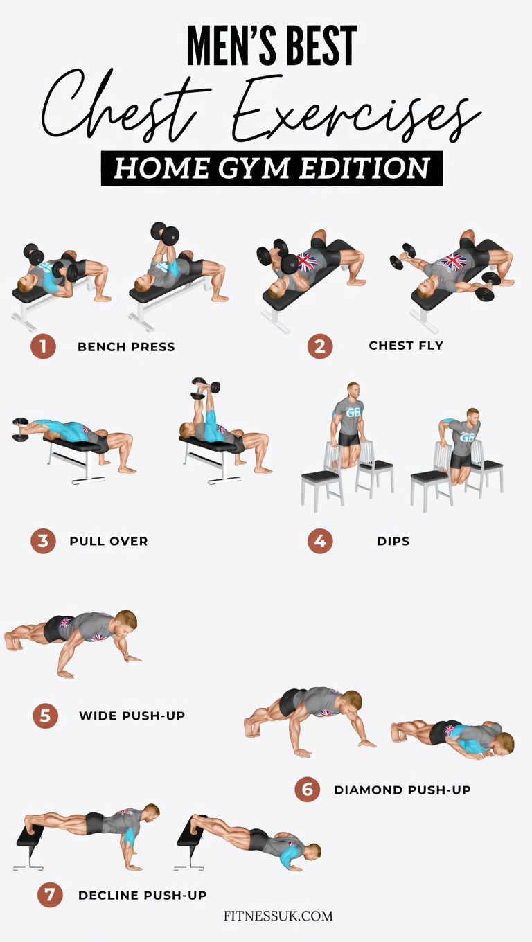 The No-Gym Chest Workout: 10 Exercises for Defined Pecs