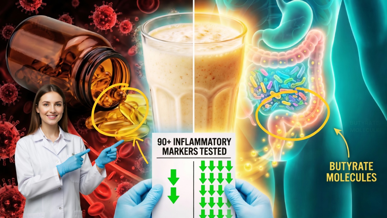 A new study found a simple drink reduced more inflammation markers than omega-3 — and it costs almost nothing to make at home
