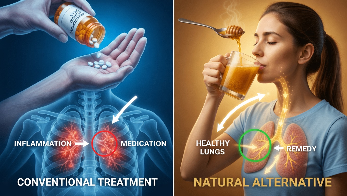 A two-ingredient kitchen remedy was 14 times more effective than a steroid drug for persistent cough in a clinical trial