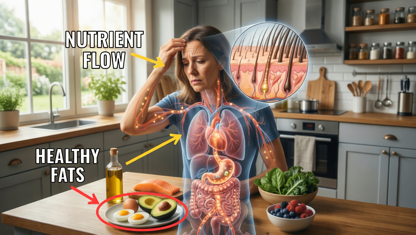 He started losing his hair at 45 and says he restored a full head of hair without medication by doing this every day