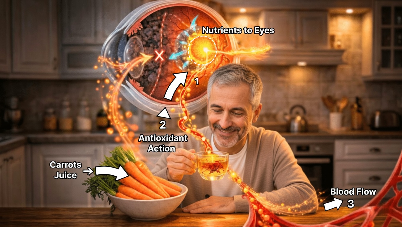 Most people have been told carrots are the best thing for their eyes but a doctor says a common spice targets the actual cause of vision loss in a way carrots never could