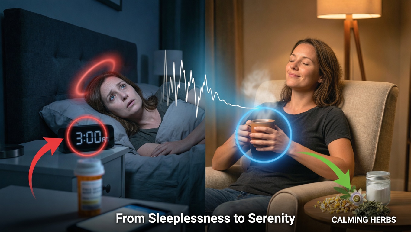 Most people treating insomnia are only masking the symptoms and a sleep expert just shared a natural infusion that may actually get to the root cause