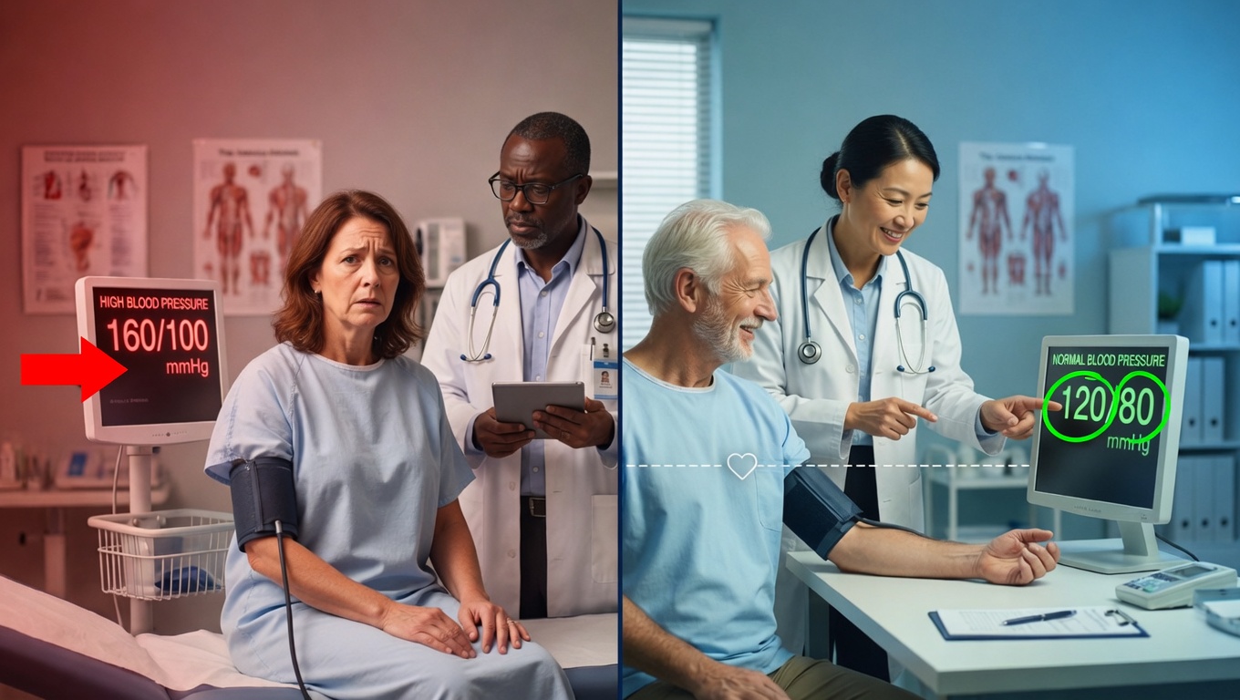 A new Johns Hopkins study says your arm position during a blood pressure test could be the reason you were told you have hypertension