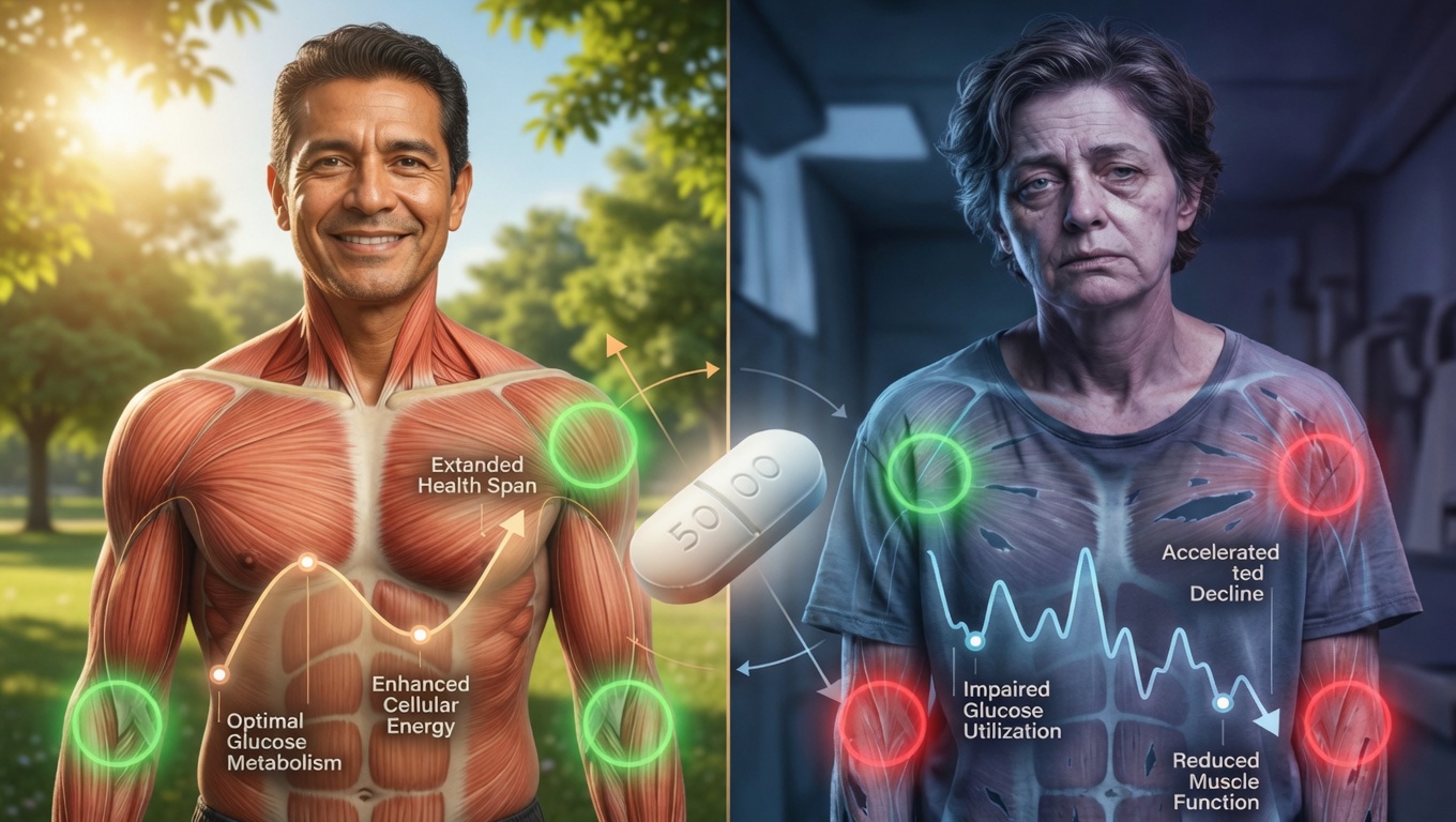A doctor says metformin can either extend your life or quietly drain your energy and weaken your muscles depending on how you use it