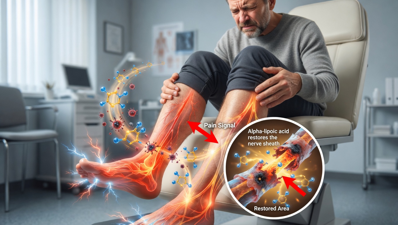 5 nutrients to reduce diabetic neuropathy pain naturally