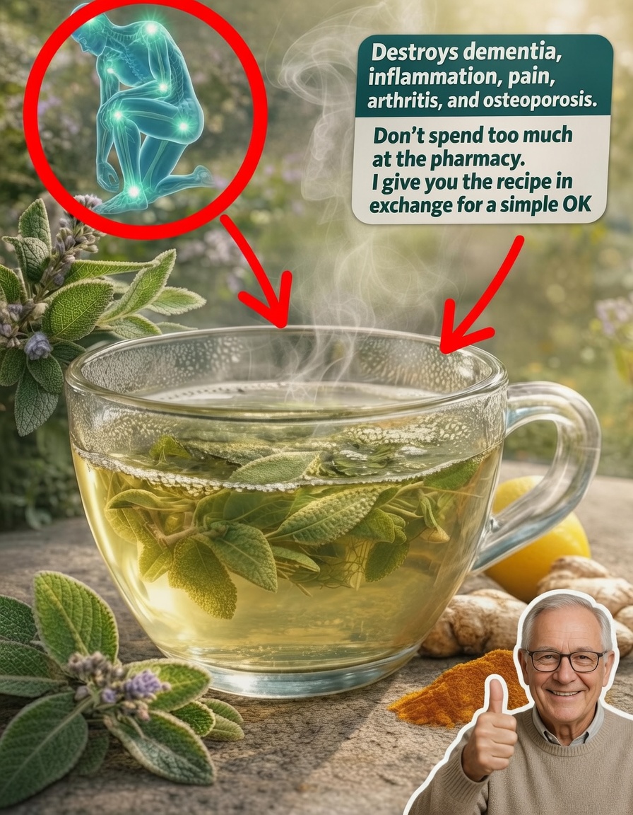 Sage Herbal Tea for Memory and Joints: Fights Dementia, Inflammation, and Pain