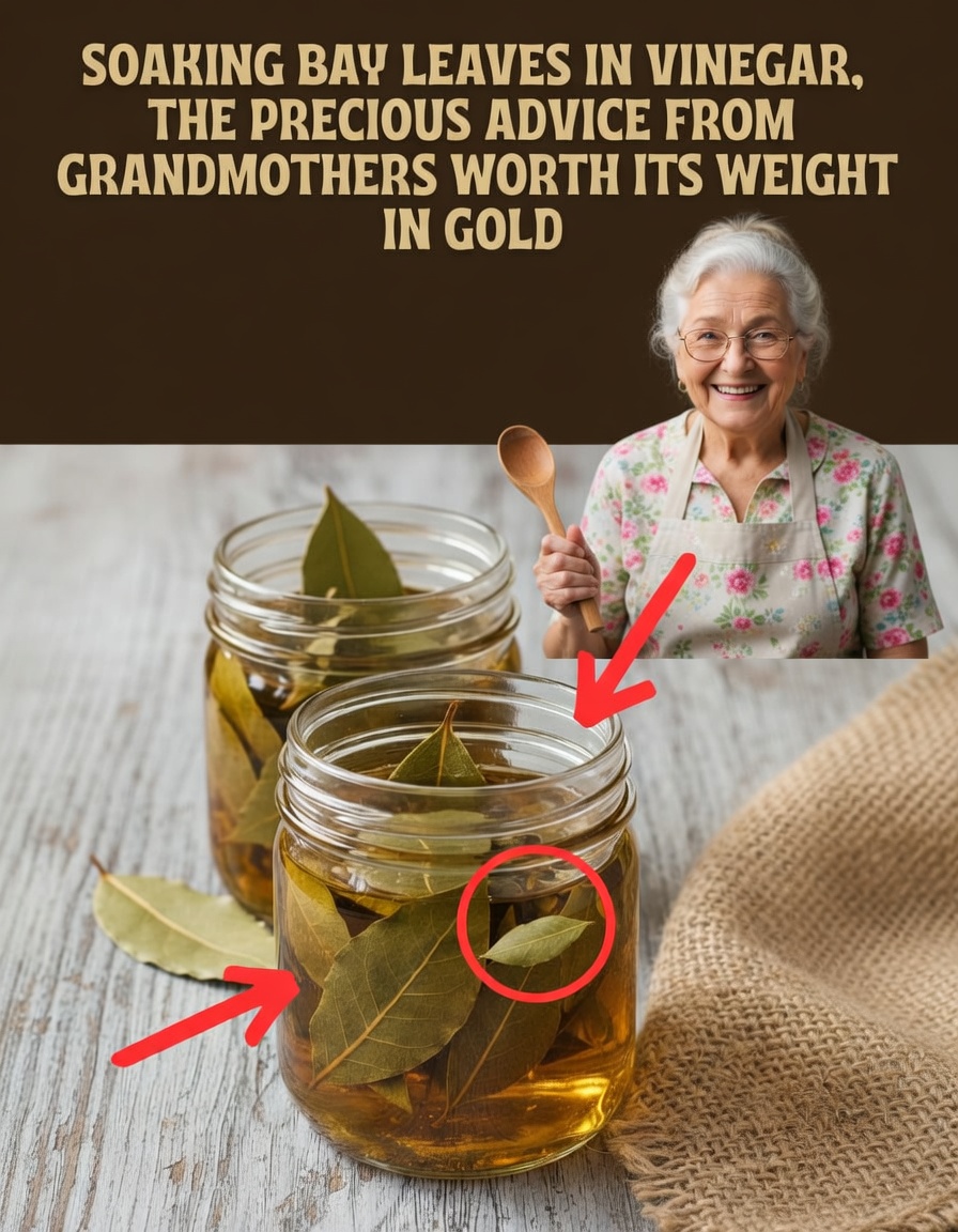 Soaking bay leaves in vinegar: the precious tip from grandmothers that’s worth its weight in gold