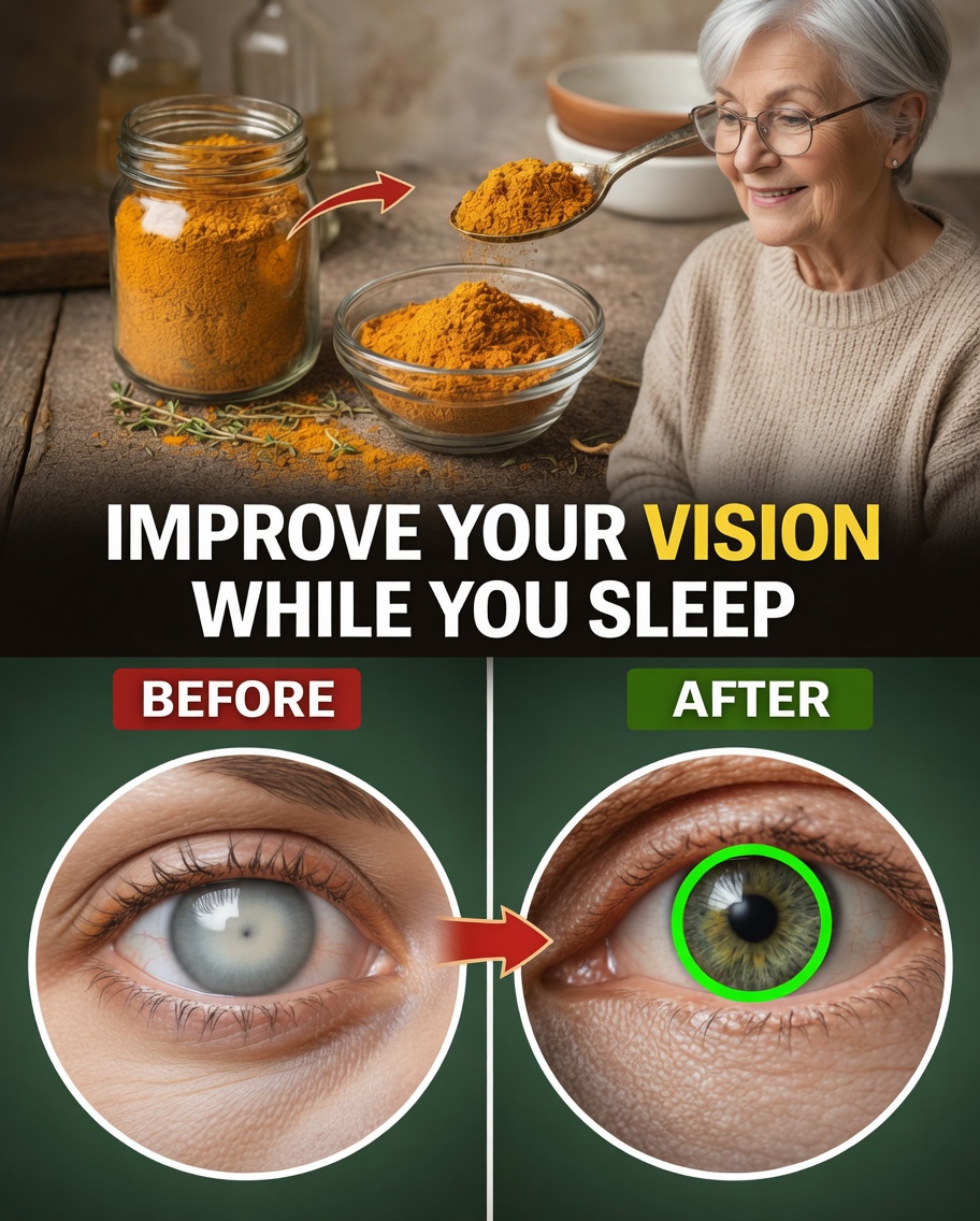Discover the natural secret to taking care of your eyesight while you sleep!