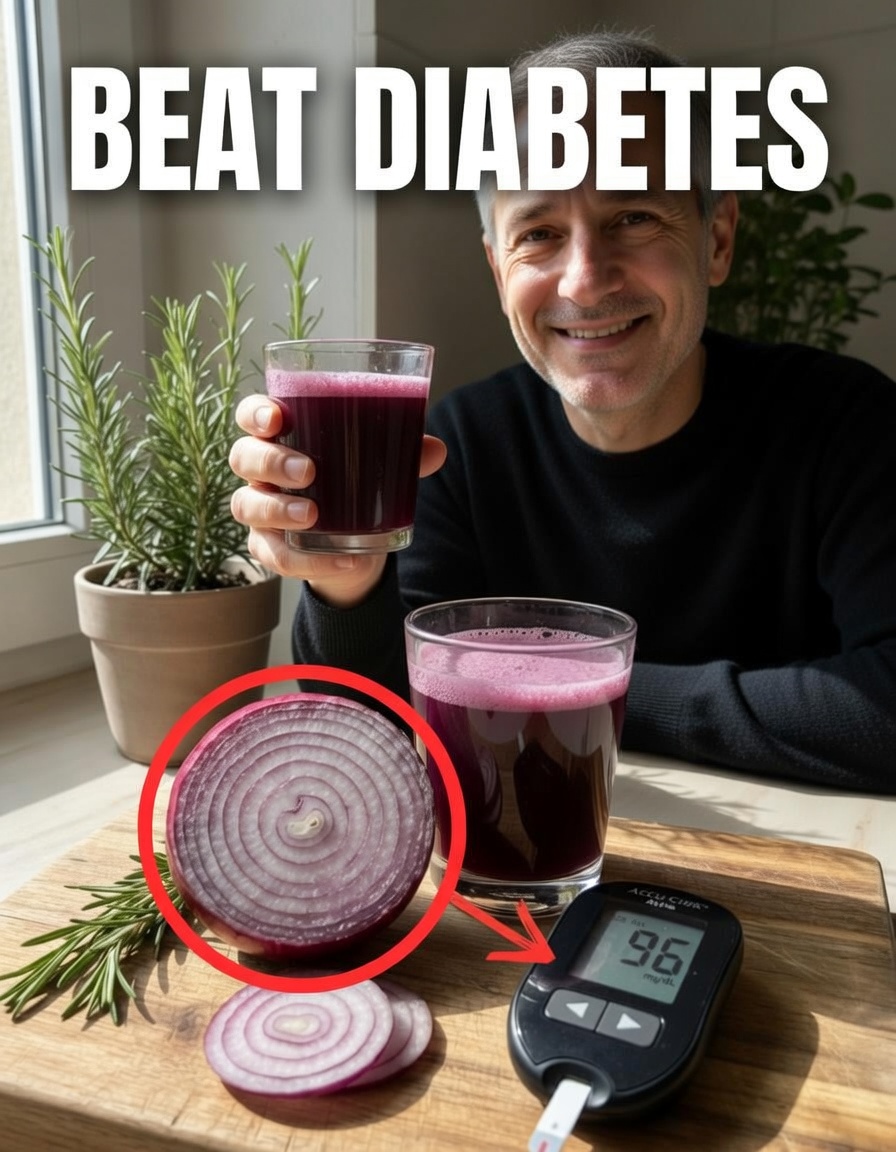 Blood sugar drops instantly with this red onion recipe! A true culinary treasure that few people know