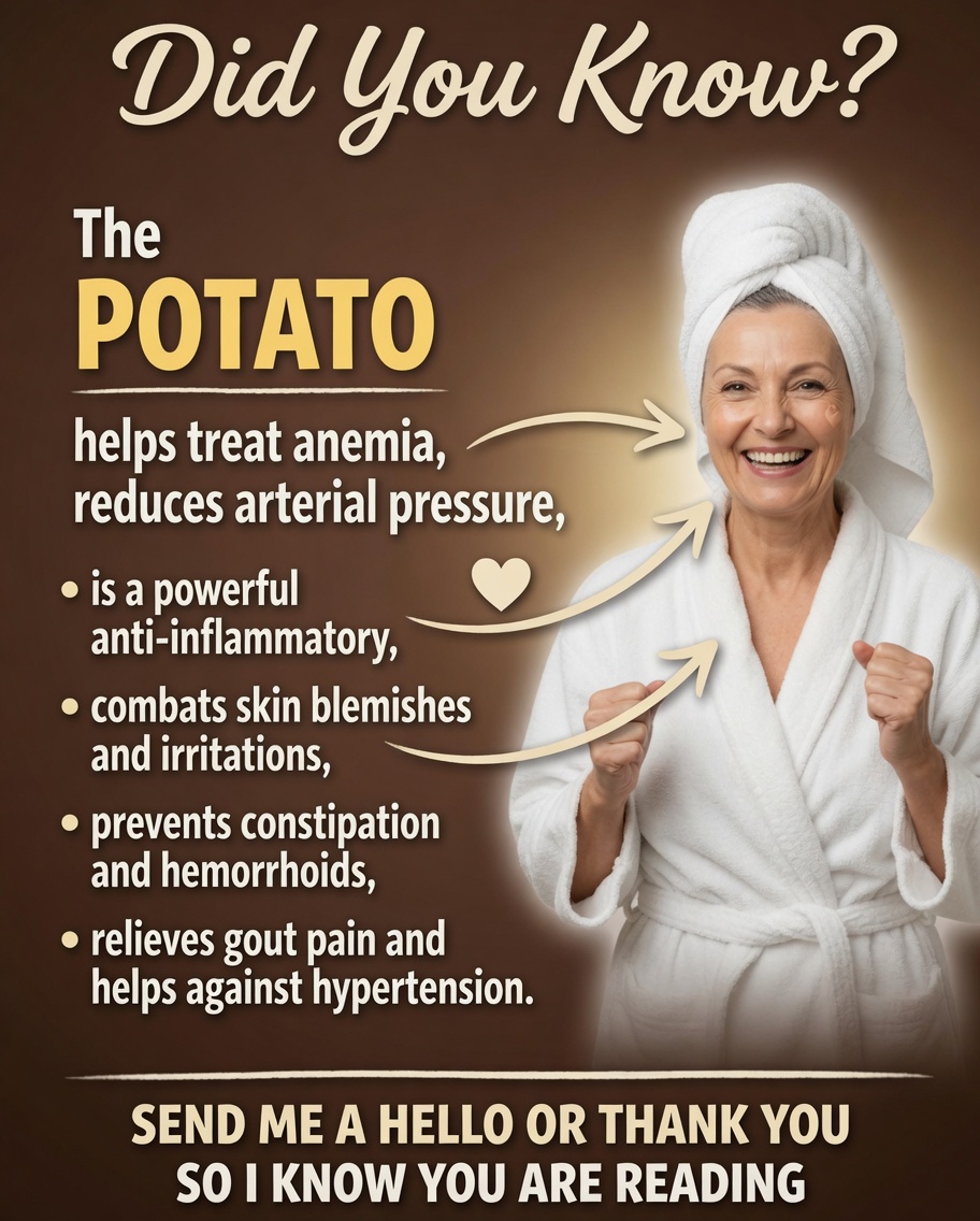 Good news! Eating potatoes can help prevent various diseases.