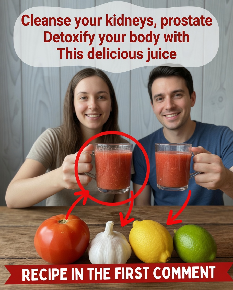 Kidney and Prostate Cleanse: The Powerful Garlic, Tomato, and Lemon Juice