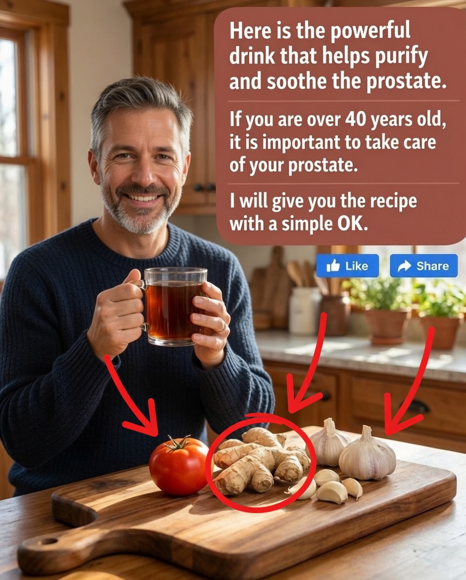 After 40, take care of your prostate with this powerful natural drink!