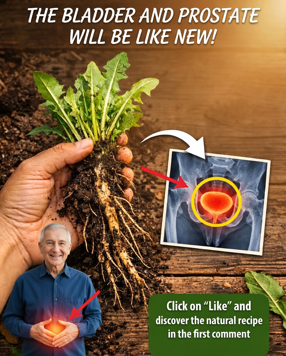 Cleanse Your Bladder and Strengthen the Prostate at Home with Dandelion (the Remedy Growing in Your Garden)