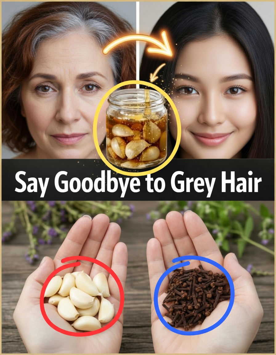 Say Goodbye to Gray Hair with Garlic and Cloves: A Natural and Effective Remedy