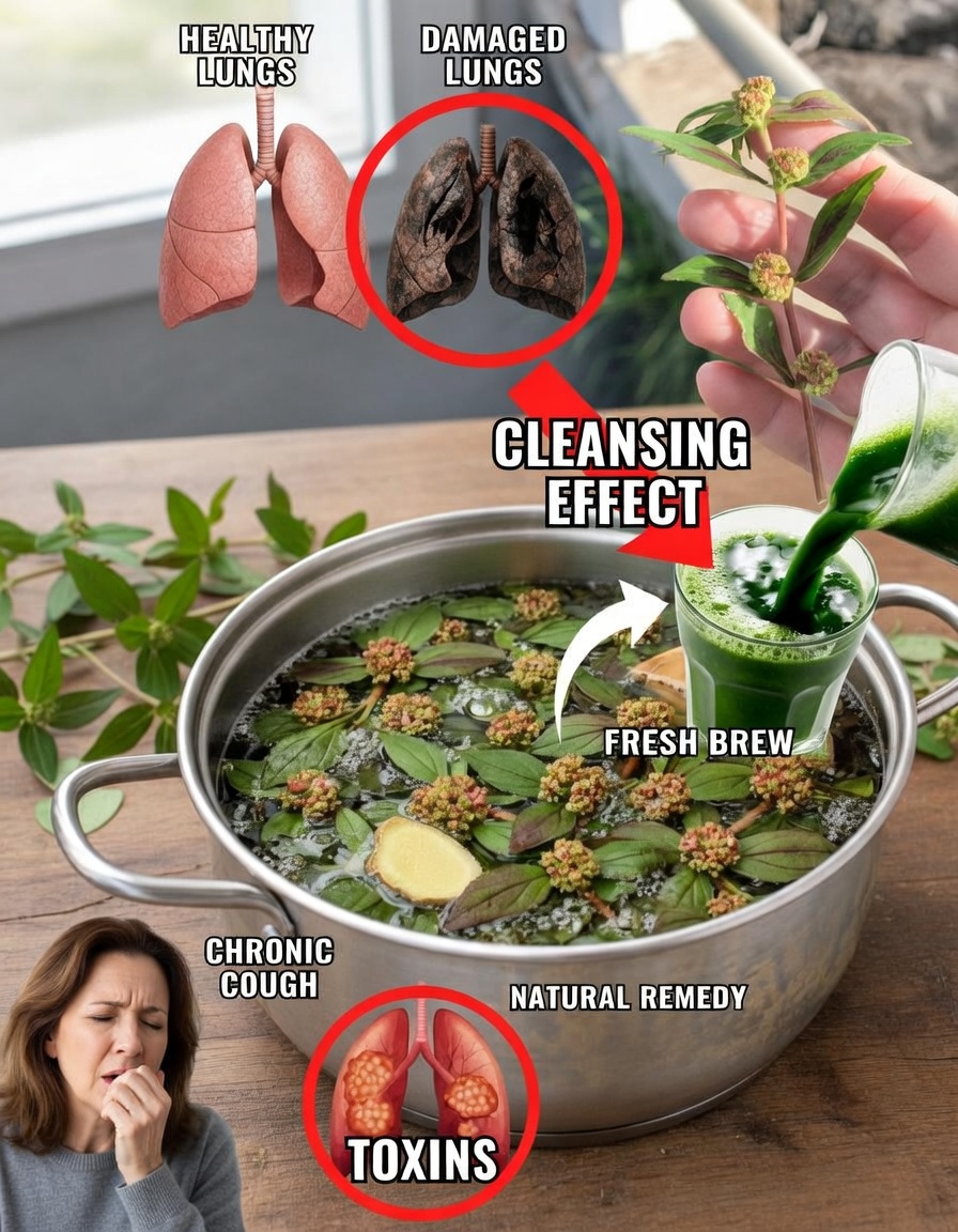 Euphorbia hirta, the natural secret for strengthening the lungs and bones