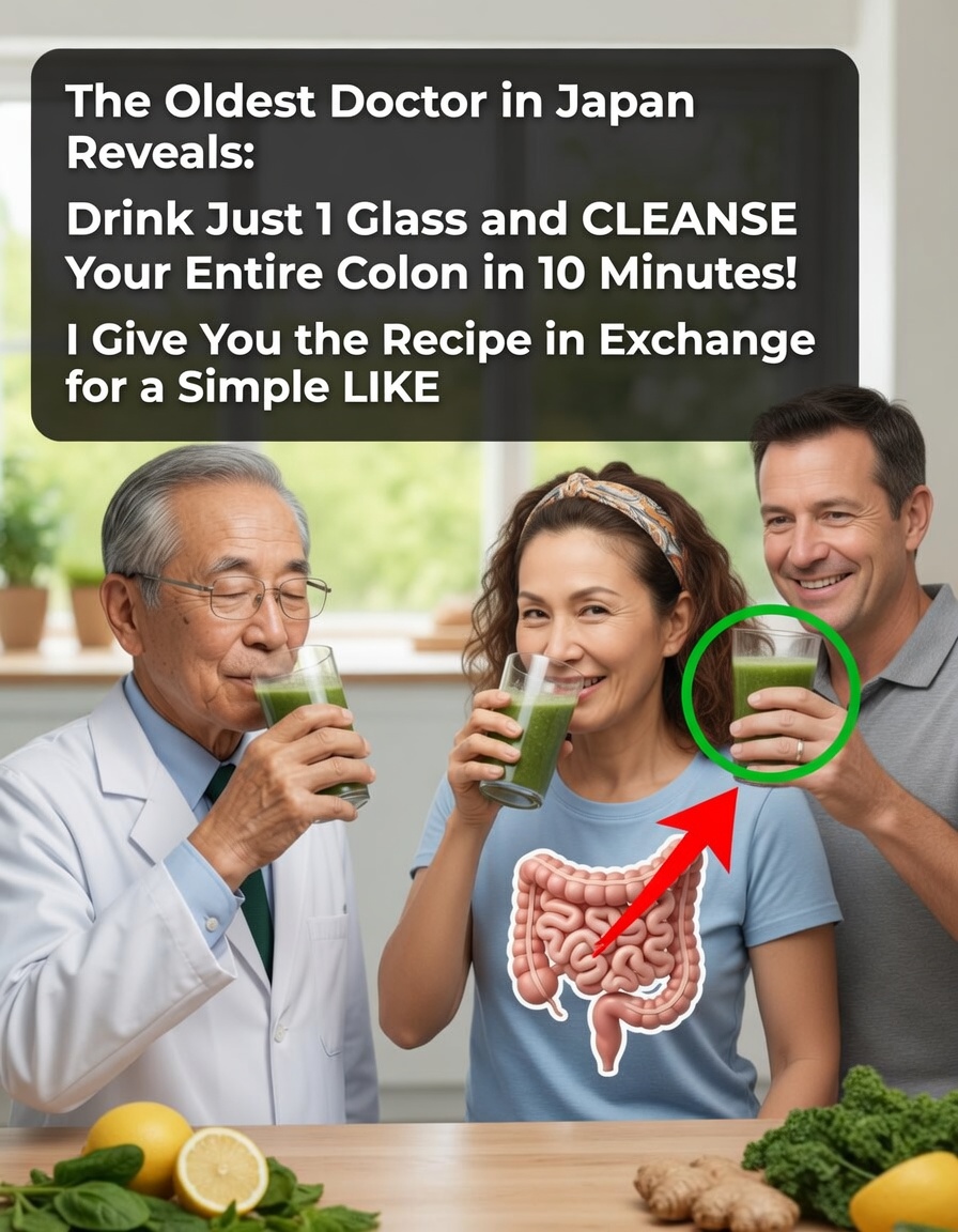 Japanese Juice to Detoxify the Colon and Deflate the Belly