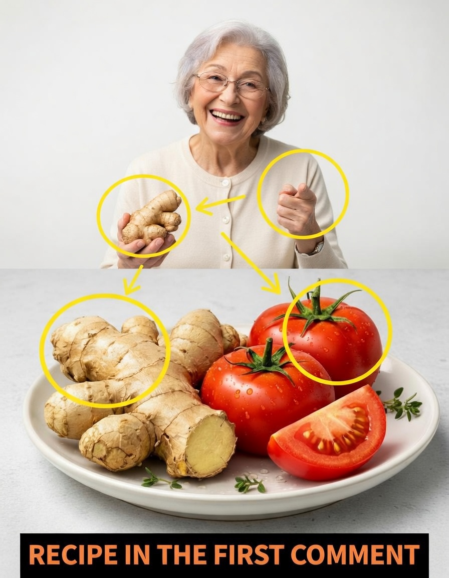 Homemade natural energy booster: 8 hours nonstop with this simple recipe (ginger and tomato)