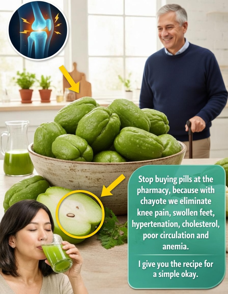 Chayote Juice and Tea: The Natural Solution for Inflammation and Pain.