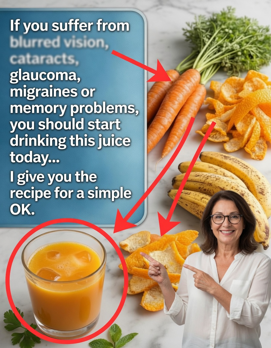 Healthy juice for vision and memory: fights cataracts, glaucoma, migraines, and memory disorders