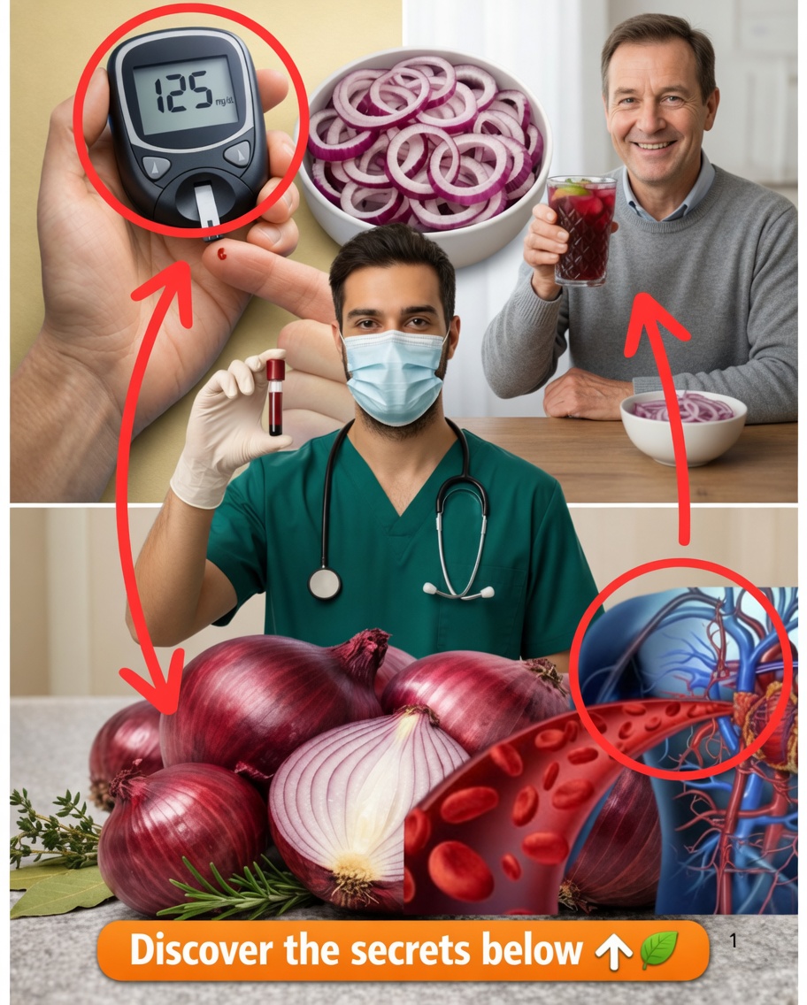 Blood sugar drops immediately with this red onion-based recipe