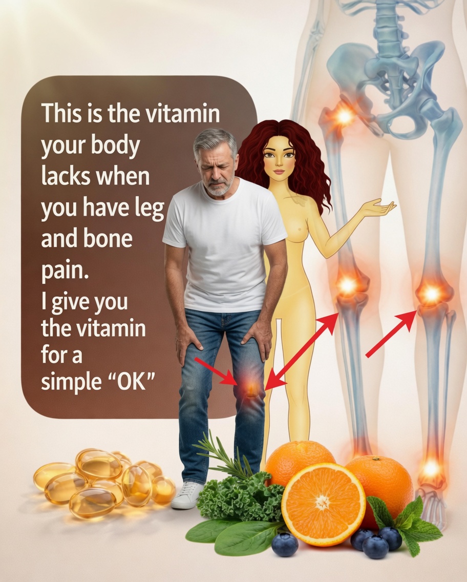 This Is the Vitamin Your Body Is Missing When Your Legs and Bones Hurt