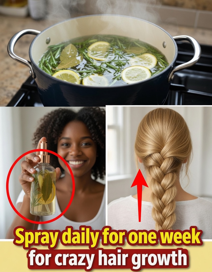 My grandmother used to have longer hair and no gray hair. She told me: mix these 2 ingredients.