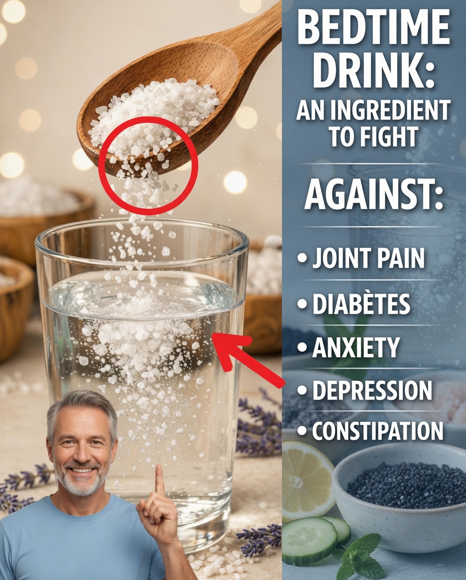 Drink Before Bed: One Ingredient to Fight Bone Pain, Diabetes, Anxiety, Depression, and Constipation
