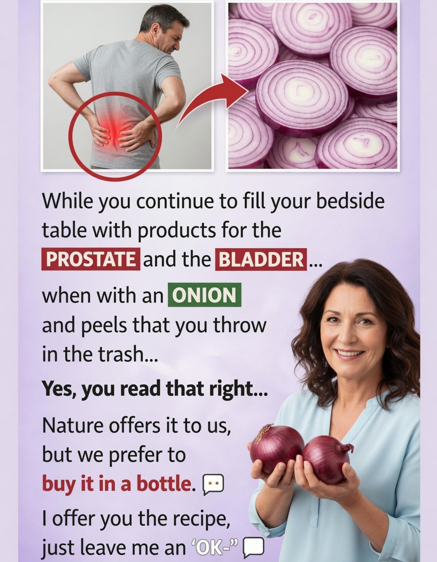How to use onion and its peel to cleanse the prostate and bladder
