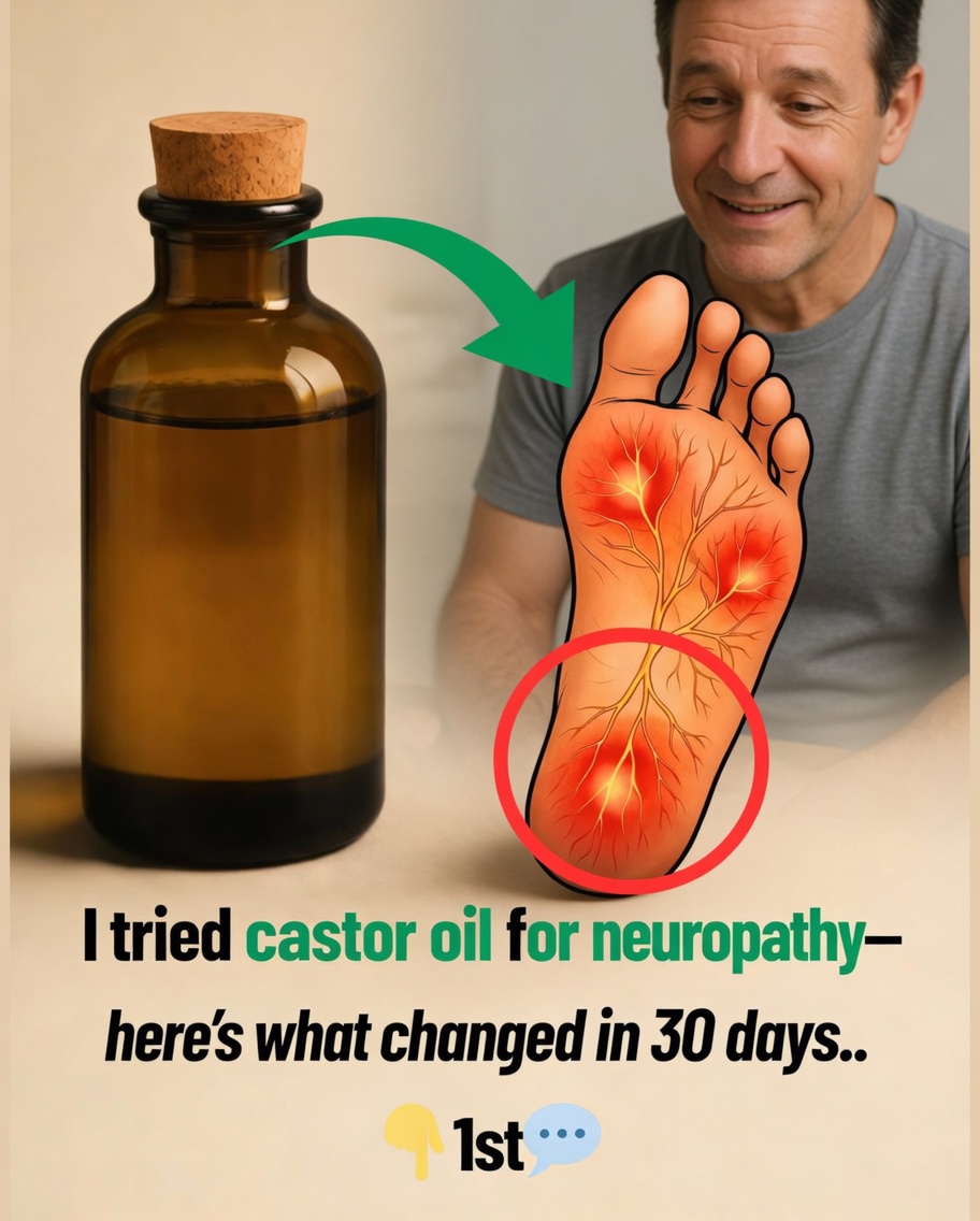 I used castor oil for neuropathy – here’s what happened in 30 days!